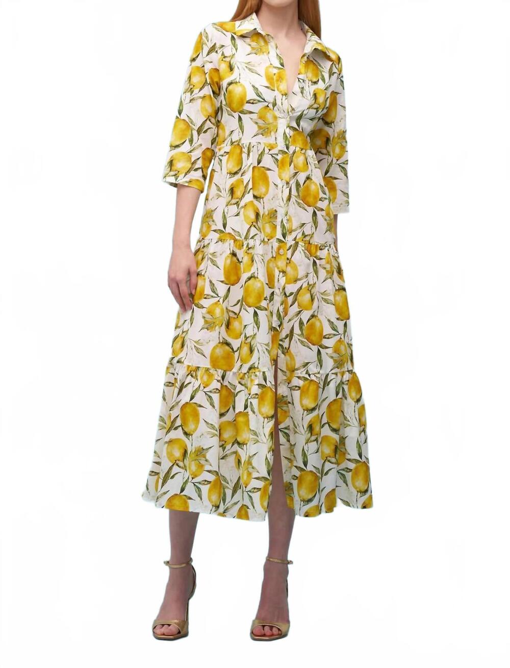 NEW ASTRID molly dress in lemon